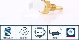 Nissens 207066 - Coolant temperature Sensor car-mod.net