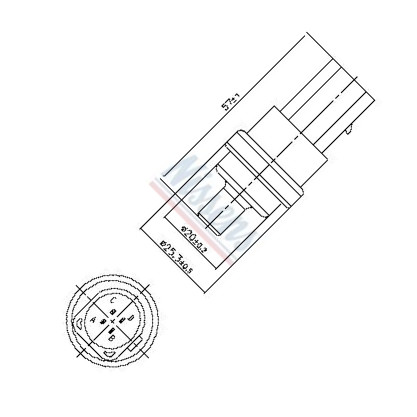 Nissens 207009 - Coolant temperature Sensor car-mod.net