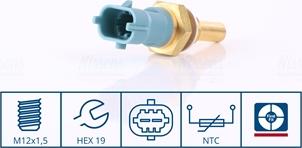 Nissens 207019 - Coolant temperature Sensor car-mod.net