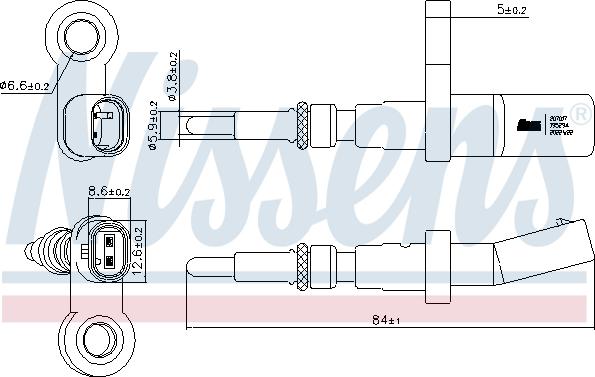 Nissens 207017 - Coolant temperature Sensor car-mod.net