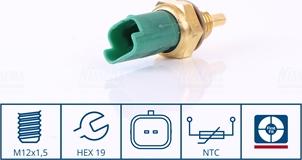 Nissens 207087 - Coolant temperature Sensor car-mod.net