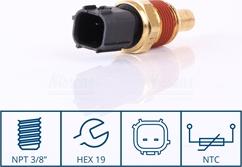 Nissens 207029 - Coolant temperature Sensor car-mod.net