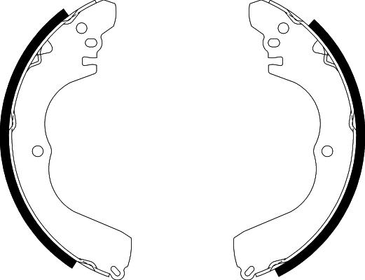 Nisshinbo NS3003 - Drum Brake Shoe Set car-mod.net