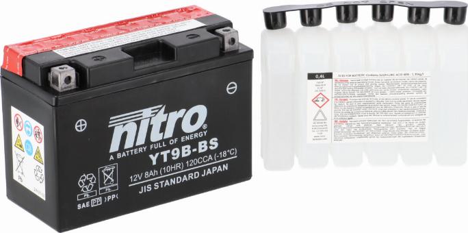 NITRO NT9B-BS - Starter Battery car-mod.net