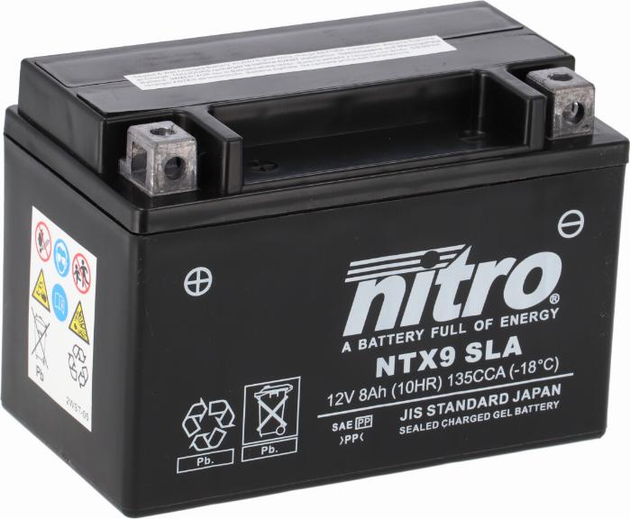 NITRO NTX9 SLA - Starter Battery car-mod.net