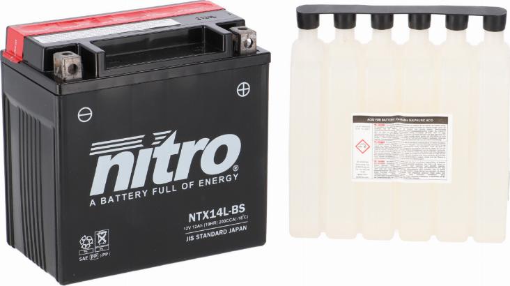 NITRO NTX14L-BS - Starter Battery car-mod.net