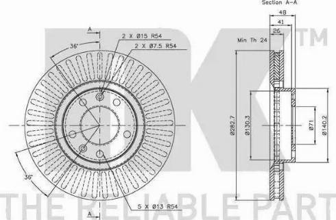 NK 693602 - Dust Cover Kit, shock absorber car-mod.net