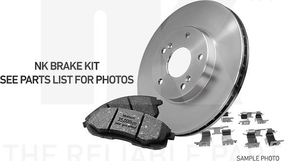 NK 2995010001 - Brake Set, disc brakes car-mod.net