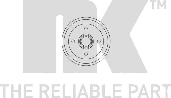 NK 253004 - Brake Drum car-mod.net