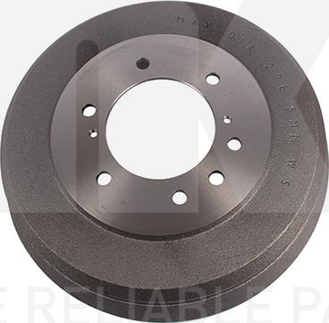 NK 262204 - Brake Drum car-mod.net
