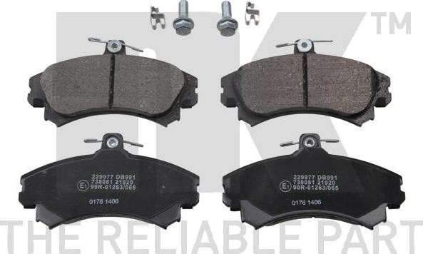 NK 229977 - Brake Pad Set, disc brake car-mod.net