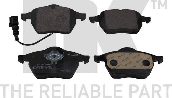 NK 224 757 - Brake Pad Set, disc brake car-mod.net