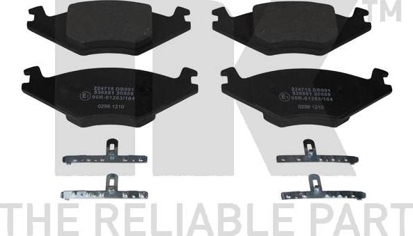 NK 224715 - Brake Pad Set, disc brake car-mod.net
