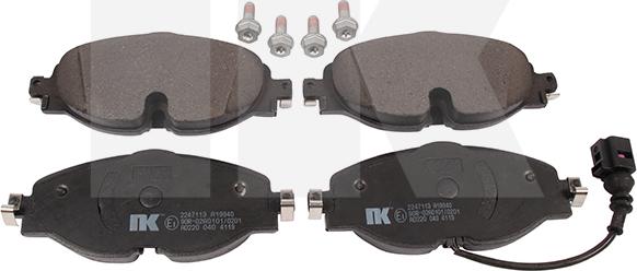 NK 2247113 - Brake Pad Set, disc brake car-mod.net