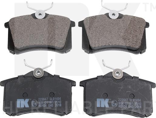 NK 223947 - Brake Pad Set, disc brake car-mod.net
