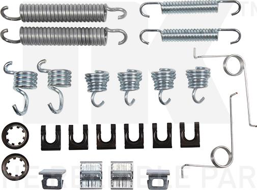 NK 7999545 - Accessory Kit, parking brake shoes car-mod.net
