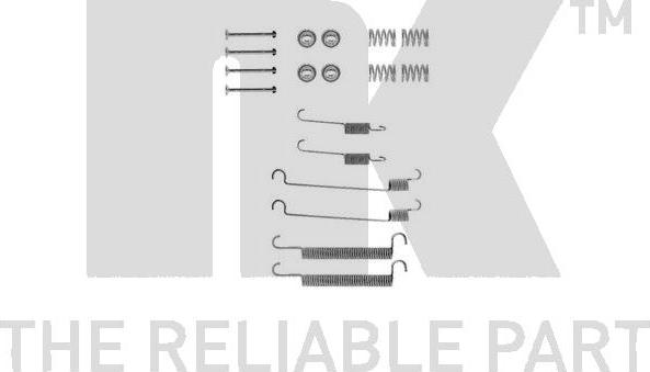 NK 7999547 - Accessory Kit, parking brake shoes car-mod.net