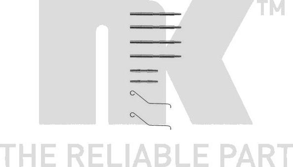 NK 7923044 - Accessory Kit for disc brake Pads car-mod.net