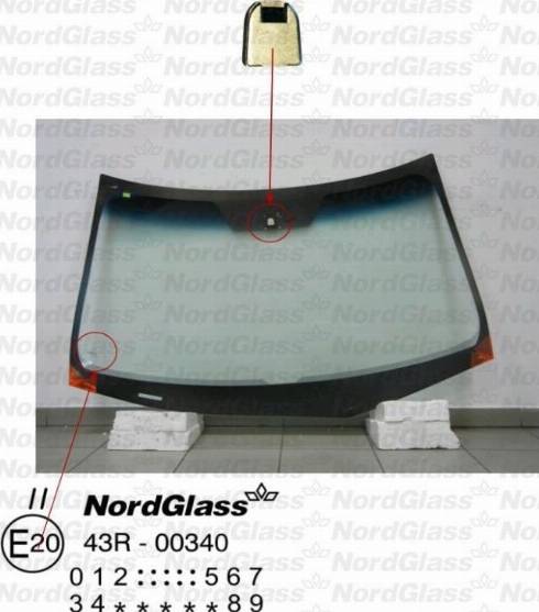 NordGlass 4044406 - Windscreen car-mod.net
