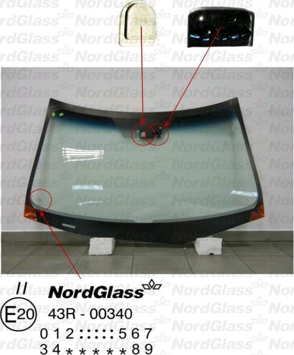 NordGlass 4044403 - Windscreen car-mod.net