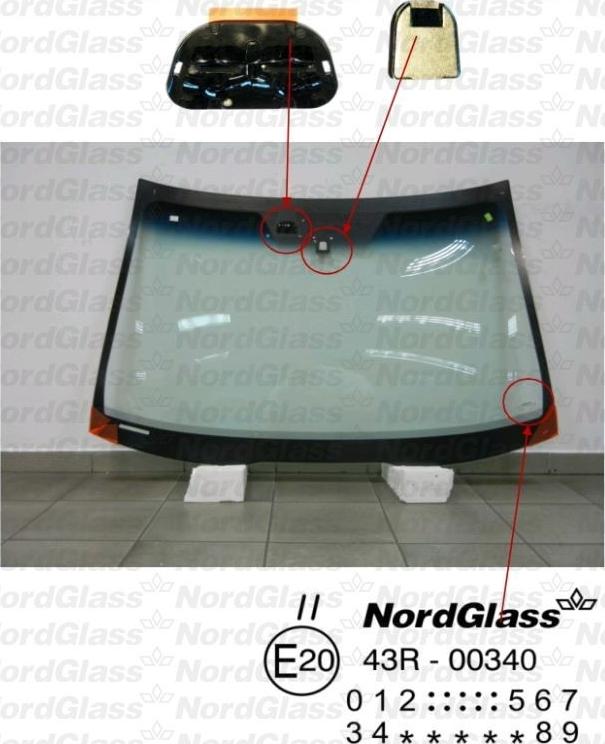 NordGlass 4044504 - Windscreen car-mod.net