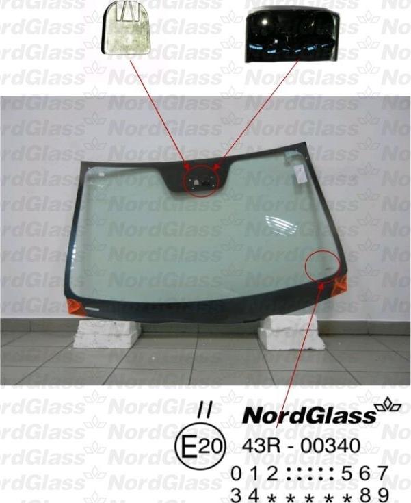 NordGlass 4044075 - Windscreen car-mod.net