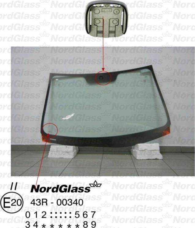NordGlass 4044076 - Windscreen car-mod.net