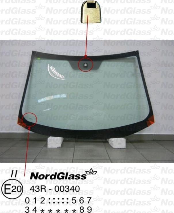NordGlass 4044150 - Windscreen car-mod.net