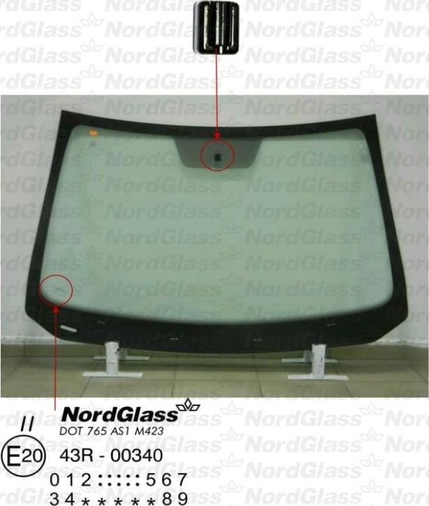 NordGlass 4044892 - Windscreen car-mod.net