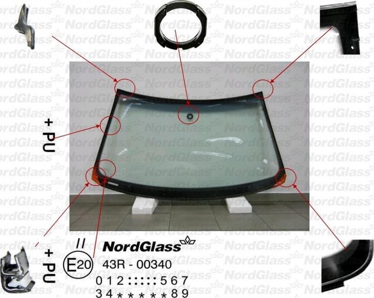 NordGlass 4044397 - Windscreen car-mod.net