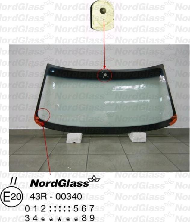 NordGlass 4044359 - Windscreen car-mod.net