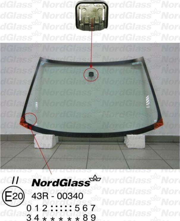 NordGlass 4044281 - Windscreen car-mod.net