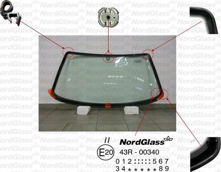 NordGlass 4045098 - Windscreen car-mod.net