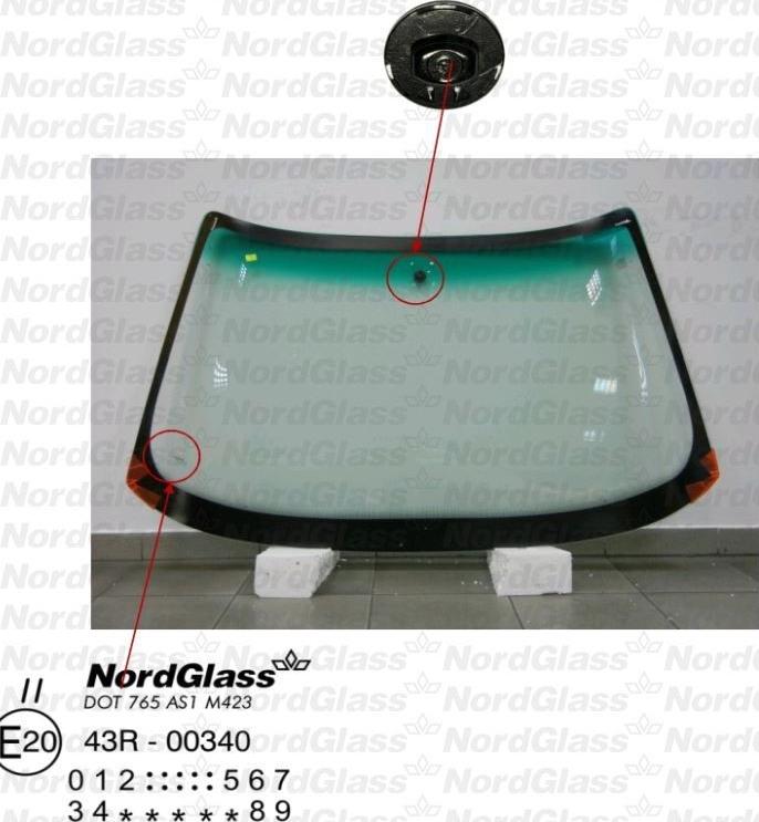 NordGlass 4045006 - Windscreen car-mod.net