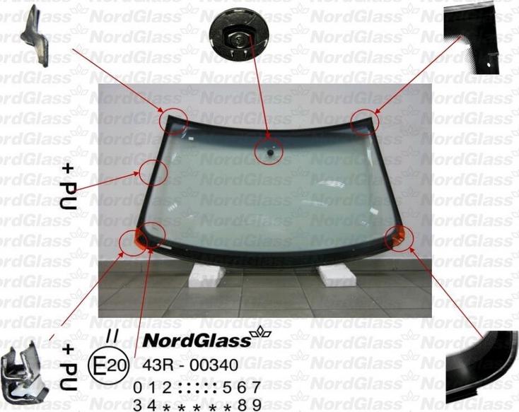 NordGlass 4045124 - Windscreen car-mod.net