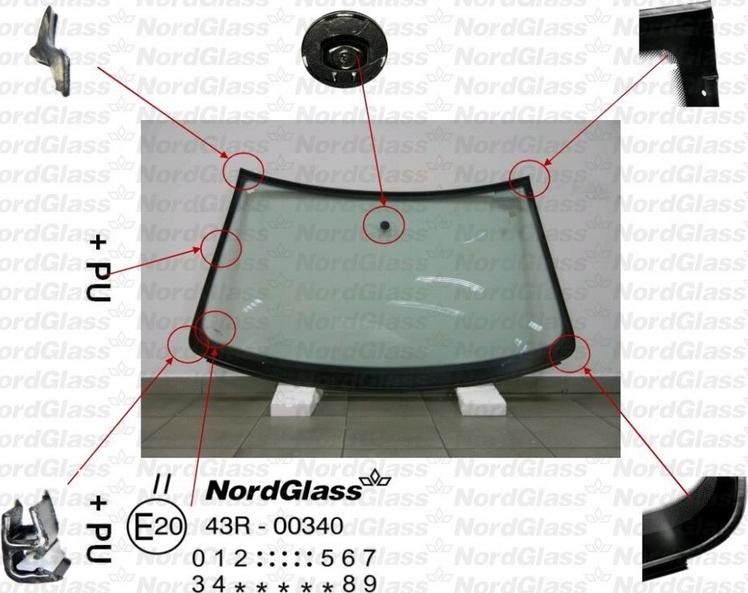 NordGlass 4045121 - Windscreen car-mod.net