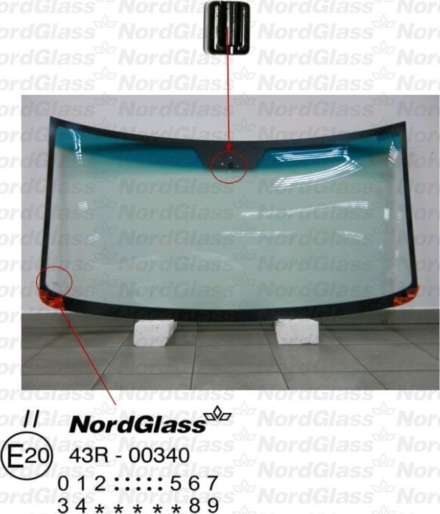 NordGlass 4046137 - Windscreen car-mod.net