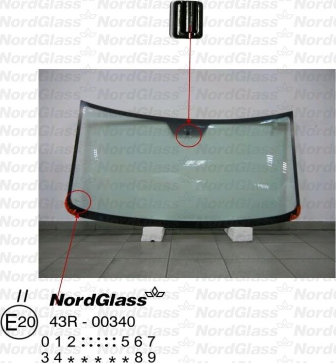 NordGlass 4045842 - Windscreen car-mod.net