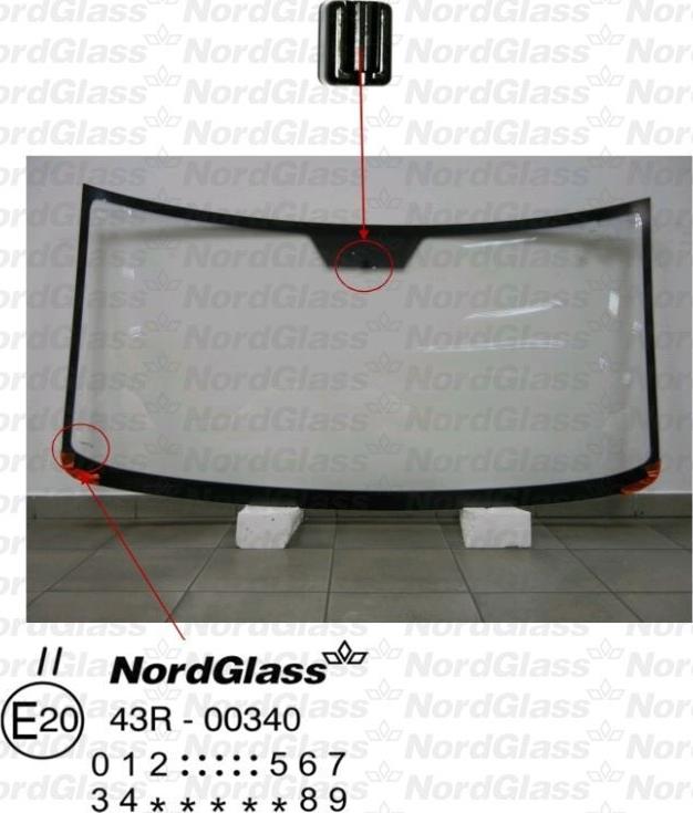 NordGlass 4045839 - Windscreen car-mod.net