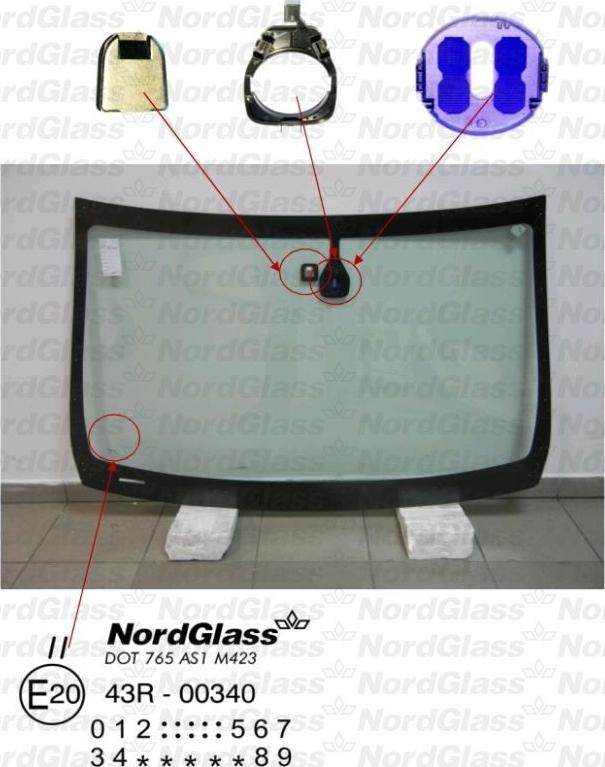 NordGlass 4045331 - Windscreen car-mod.net