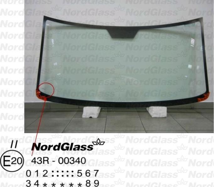 NordGlass 4045219 - Windscreen car-mod.net