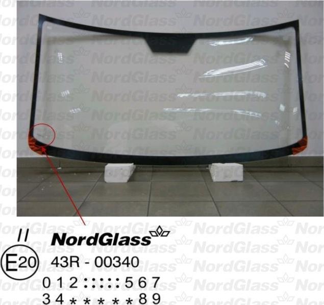 NordGlass 4045218 - Windscreen car-mod.net