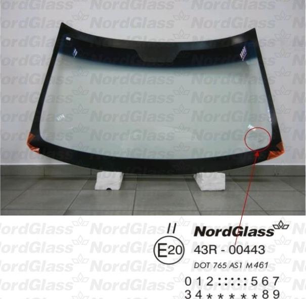 NordGlass 4046175 - Windscreen car-mod.net