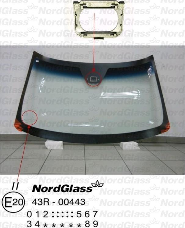 NordGlass 4046176 - Windscreen car-mod.net
