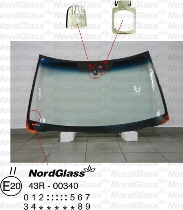 NordGlass 4043984 - Windscreen car-mod.net