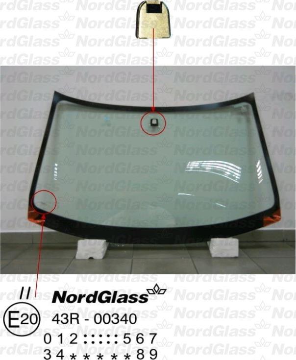 NordGlass 4043437 - Windscreen car-mod.net