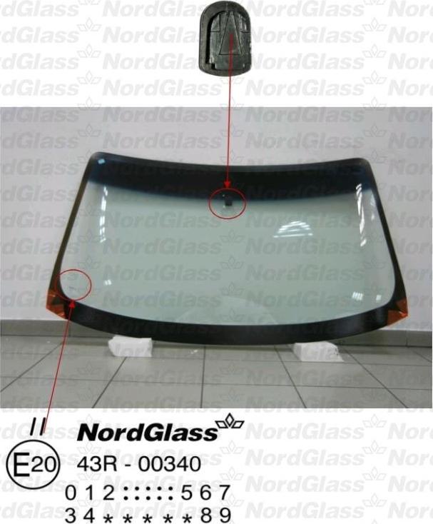 NordGlass 4043425 - Windscreen car-mod.net