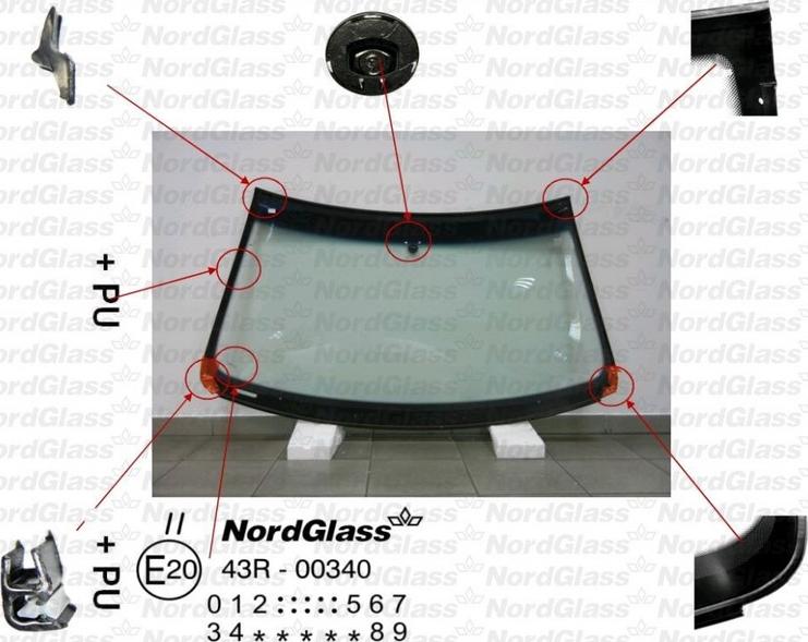 NordGlass 4043470 - Windscreen car-mod.net