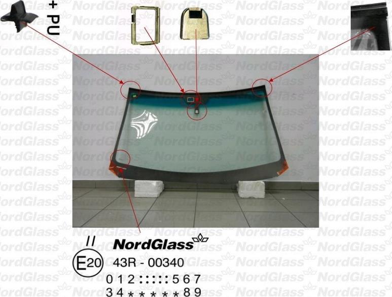 NordGlass 4043672 - Windscreen car-mod.net