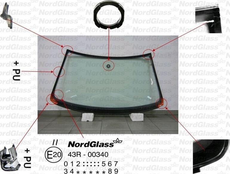 NordGlass 4043388 - Windscreen car-mod.net